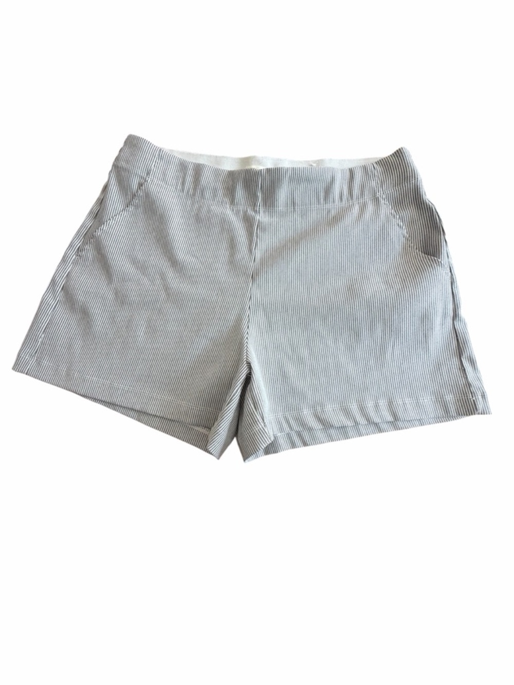 Women’s’ Max Studio Gray Pin Striped Shorts Size XL